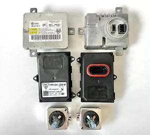 2x OEM for Porsche 15-19 Porsche Macan AFS Control Modules Xenon Ballasts +Bulbs - Picture 1 of 1