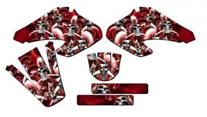 2001-2003 XR 70 JESTER Red Senge Graphics Kit Compatible with Honda - Picture 1 of 4