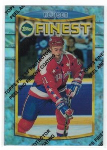 1994-95 FINEST REFRACTOR JASON ALLISON #55 SWEET! CAPITALS