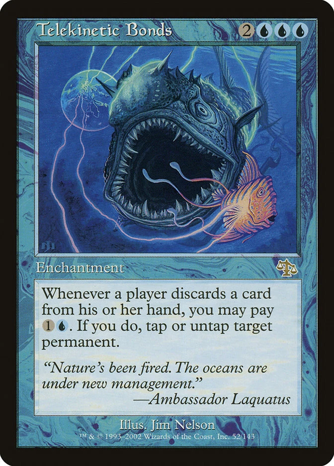 Telekinetic Bonds (JUD 52) Near Mint - MTG single - Image 1 of 1