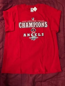 Nueva con etiquetas 2002 camiseta de ángeles campeones de la liga americana talla xlarge - Imagen 1 de 2