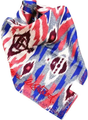 Vivienne Westwood Handkerchief Orb Ethnic Print Red Logo Embroidered 50cm New - Image 1 of 4