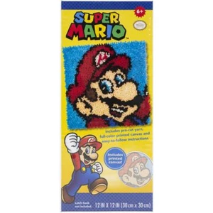 Dimensions Latch Hook Kit - Super Mario - Picture 1 of 2