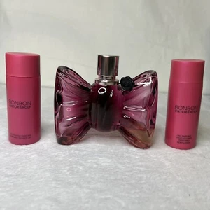 Viktor & Rolf Bon Bon perfume For Women edp 3.04oz Body Lotion Shower Gel Used - Picture 1 of 8