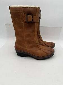 Usado Sorel Sorelia Earhart Mid Laredo Mujer’s Sudán Marrón Bisonte Talla 8 - Imagen 1 de 17