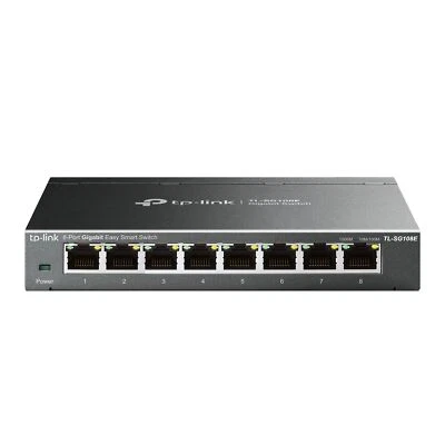 Tp Link Tl Sg108e 8 Port Gigabit Easy Smart Network Switch With Vlan Support - Image 1 of 4