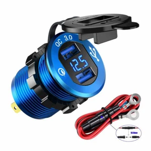 USB Port Car Cigarette Lighter Socket Plug Fast Charger Power Adapter QC 3.0 GT - Zdjęcie 1 z 8