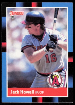 1988 Donruss 333 Jack Howell California Angels - Image 1 of 2