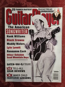 GUITAR PLAYER November 1996 Songwriters Hank Williams Lyle Lovett Black Crowes - Picture 1 of 1
