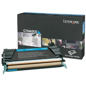 Lexmark C734A1CG Toner-Kit cyan return program 6.000 Seiten für C 734 736 - Bild 1 von 1