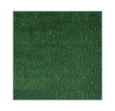 Koeckritz Economy Turf Green & Black Square Indoor/Outdoor Area Carpet Mat - Image 1 of 4