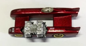 Hot Wheels Vintage 1998 Doppia Visione MOTU Man at Arms Auto Rossa Diecast 1:64 Rara - Foto 1 di 9