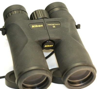 NIKON PROSTAFF 5....10 X 42 binoculars...multicoated glass...bright & clear - Image 1 of 4