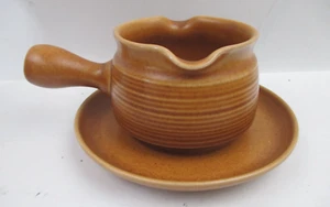 Langley Denby Stoneware Canterbury Gravy Sauce Boat with Saucer - Picture 1 of 3