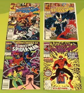 Lotto fumetti Spiderman (4) #331, 332, 334, 341 1990 Marvel - Foto 1 di 24