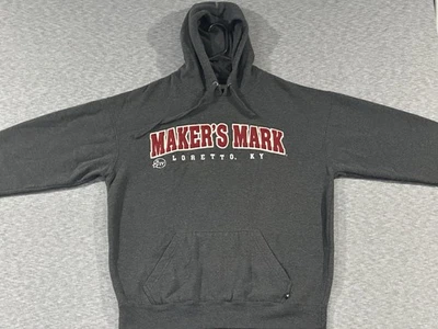 Толстовка с капюшоном Makers Mark Loretto KY средний серый искусственно состаренный бурбон виски - Изображение 1 из 4