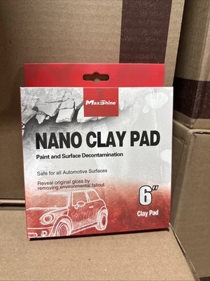 Maxshine 6 inches/150mm Clay Polishing Pad/Clay Bar Pad/Disc, for Car Detailing - Image 1 of 4