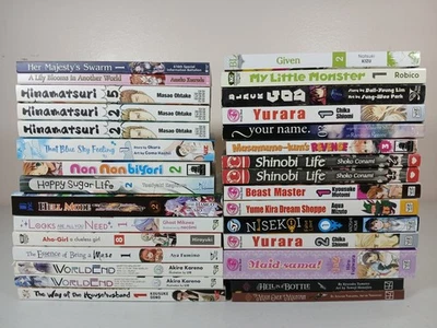 Manga Lot 22 Volumes, 8 Light Novels, Tokyopop, Shojo, BL, Maid-Sama, Aho-Girl - Image 1 of 4