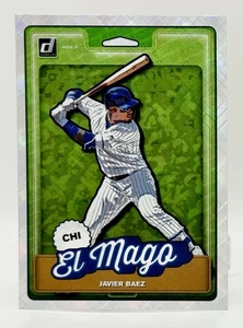 2019 Donruss Nicknames Diamond #4 Javier Baez Chicago Cubs - Picture 1 of 2