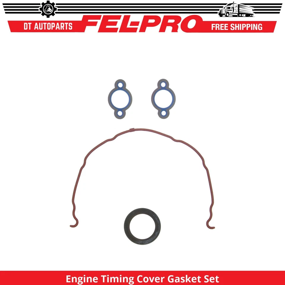 For 2001-2002 Chevrolet Express 3500 8.1L Engine Timing Cover Gasket Set Fel-Pro - Image 1 of 1