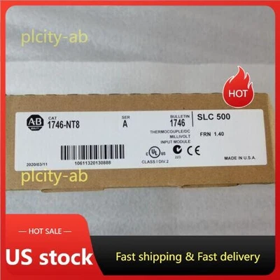 Módulo de entrada de termopar nuevo sellado AB 1746-NT8 SER A SLC 500 1746NT8 Foto 1 de 4