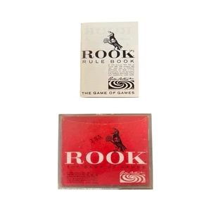 1963 Rook Card Game by Parker Brothers Complete W/ Case & Instructions Vintage  - Picture 1 of 2