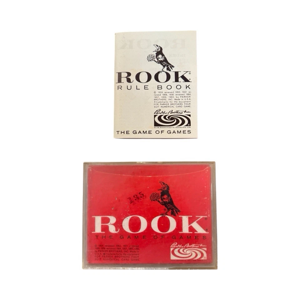 1963 Rook Card Game by Parker Brothers Complete W/ Case & Instructions Vintage  - Image 1 of 2