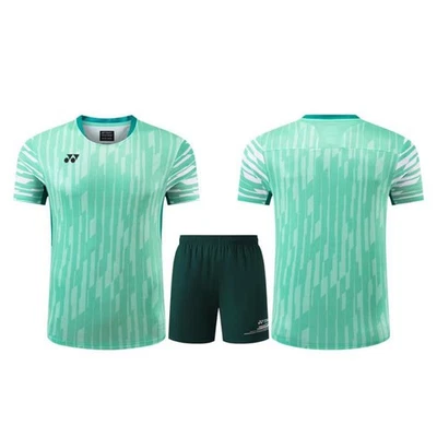 YONEX Hombre Tenis de Mesa Bádminton Camiseta y Pantalones Cortos Traje Conjunto Deportivo 25-08221 Foto 1 de 4