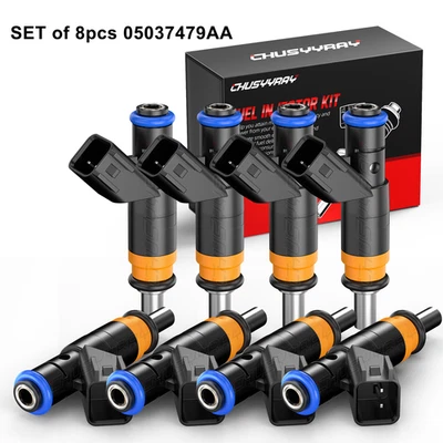 8x Inyectores de combustible 05037479AA para Chrysler 300C SRT8 V8-370ci 2005-2007 6,1 L Foto 1 de 4