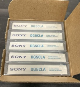 Pack de (5) cartouches de nettoyage SONY DG5CLA 5CL DDS scellées en usine et dans leur boîte - Photo 1/5