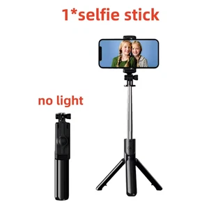 Wireless Bluetooth Selfie Stick Treppiede Monopiede Supporto per Telefono per Vi - Foto 1 di 14