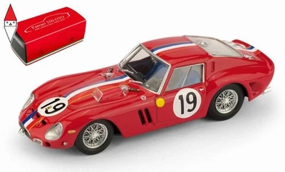 1/43 BRUMM FERRARI 250 GTO 3.0L V12 COUPE TEAM PIERRE NOBLET N 19 - Immagine 1 di 3