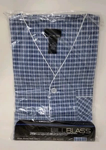 Bill Blass 2-teiliges Pyjama Set Neu aus altem Lagerbestand Herren Größe Small Kurzarm Knielang - Bild 1 von 5
