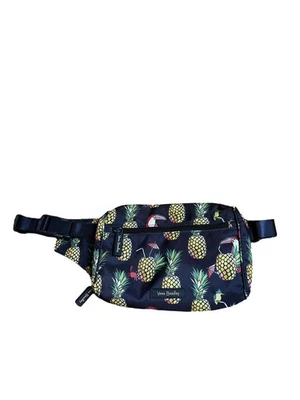 Riñonera VERA BRADLEY Aligerar Bolso Cinturón Tucán Fiesta Piñas Azul Marino - Nueva con Etiquetas Foto 1 de 4