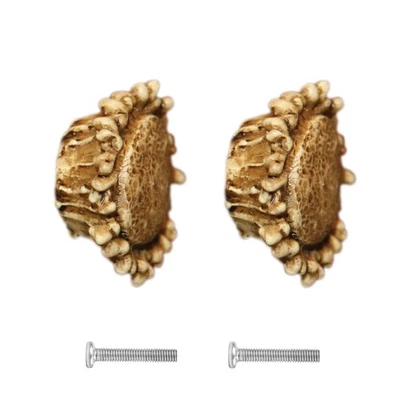 Paquete de 2 perillas de gabinete Rivers Edge Products, tiradores de cajón de resina polivinílica con tornillos, Foto 1 de 4