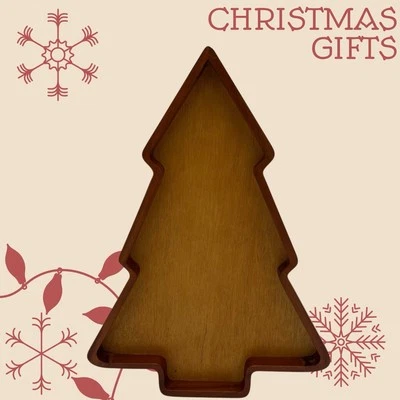 Wine Enthusiast Christmas Tree Shaped Wine Cork Bulletin Wood Board Kit NEW - Image 1 of 4