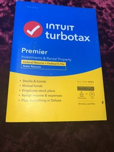 2023 Intuit Turbotax Premier Investments Rental Property Federal State NEW 💯 - Picture 1 of 4