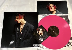 YUNGBLUD Self-Titled LP PINK Vinyl Autographed Signed Insert Poster Exc. - Picture 1 of 12