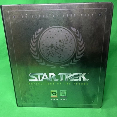 Conjunto de cartas e fichário STAR TREK THE COMPLETE - Imagem 1 de 4