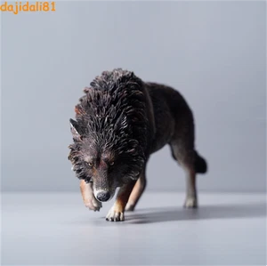 JXK126 1:6 North American Gray Wolf Statue Simulated Ferocious Animal Ornament - Picture 1 of 18