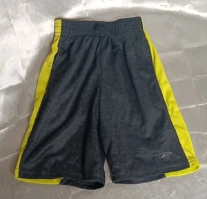 Jungen Pro Player schwarz und fluoreszierend gelb Shorts Größe 4 - Bild 1 von 4