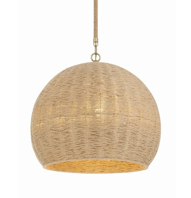 Colgante Crystorama Lighting Group JAC-10503 Jace 3 luces 20" W - dorado Foto 1 de 4