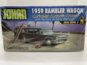Johan 1959 Rambler Wagon Model Car Kit 1/25 Scale Rare - 3 decal sheets 2101 - Picture 1 of 21