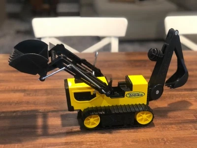 Tonka Zanjadora Retroexcavadora Cargador Frontal Bulldozer - Acero Prensado - Grado Coleccionista Foto 1 de 4
