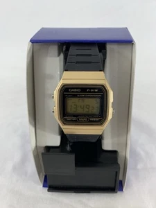 Casio W-31 Vintage Digital Watch Stainless Gold Japan Mod 593 Steel Cased F91W - Picture 1 of 11