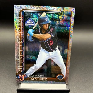 2025 Topps Pro Debut #PD-44 Agustin Ramirez Sparkle Foil /150 Jumbo Shrimp - Picture 1 of 2
