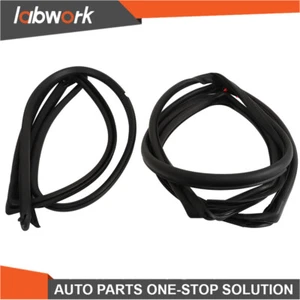 Labwork Front Door Weatherstrip Seal For 2007-2018 Jeep Wrangler LH RH Kit Pair - Picture 1 of 15