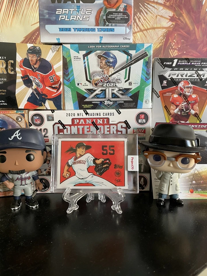 2021 Topps Project 70 #537 Tim Lincecum/Toy Tokyo - Image 1 of 2