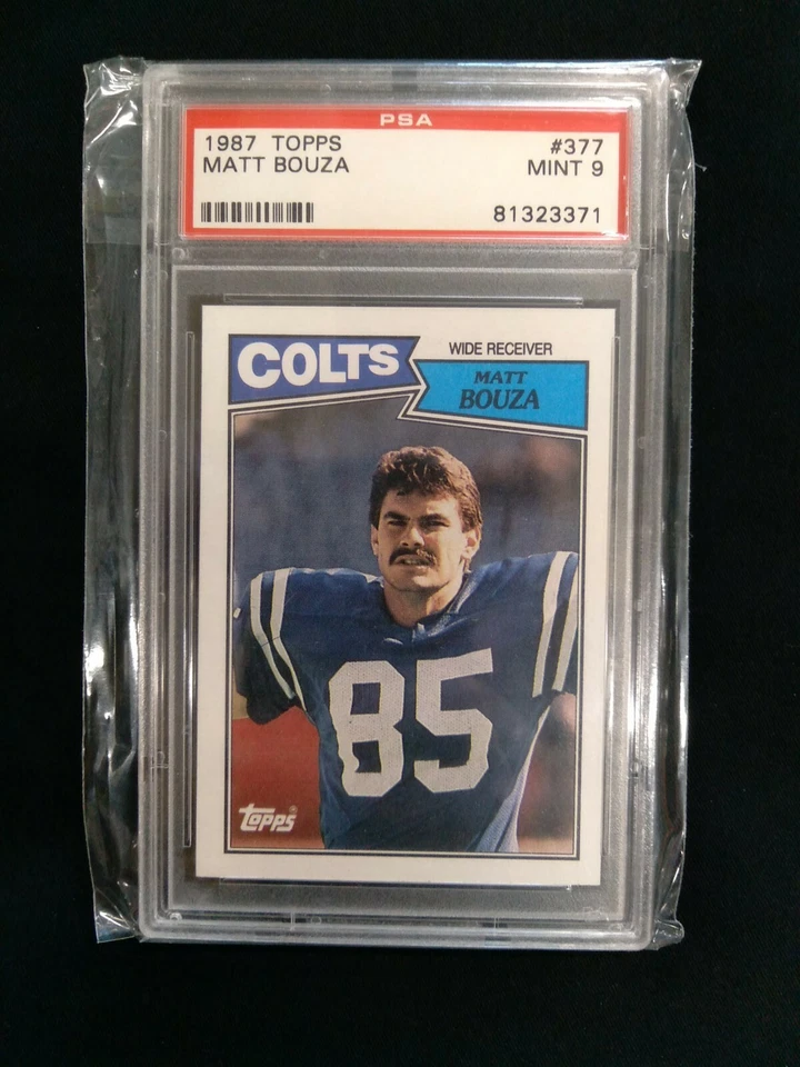 1987 Topps - Matt Bouza - #377 MINT Graded PSA 9 - Image 1 of 4