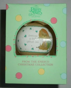 Precious Moments Enesco Collection Christmas is Ruff Without You Ball Ornament  - Picture 1 of 7